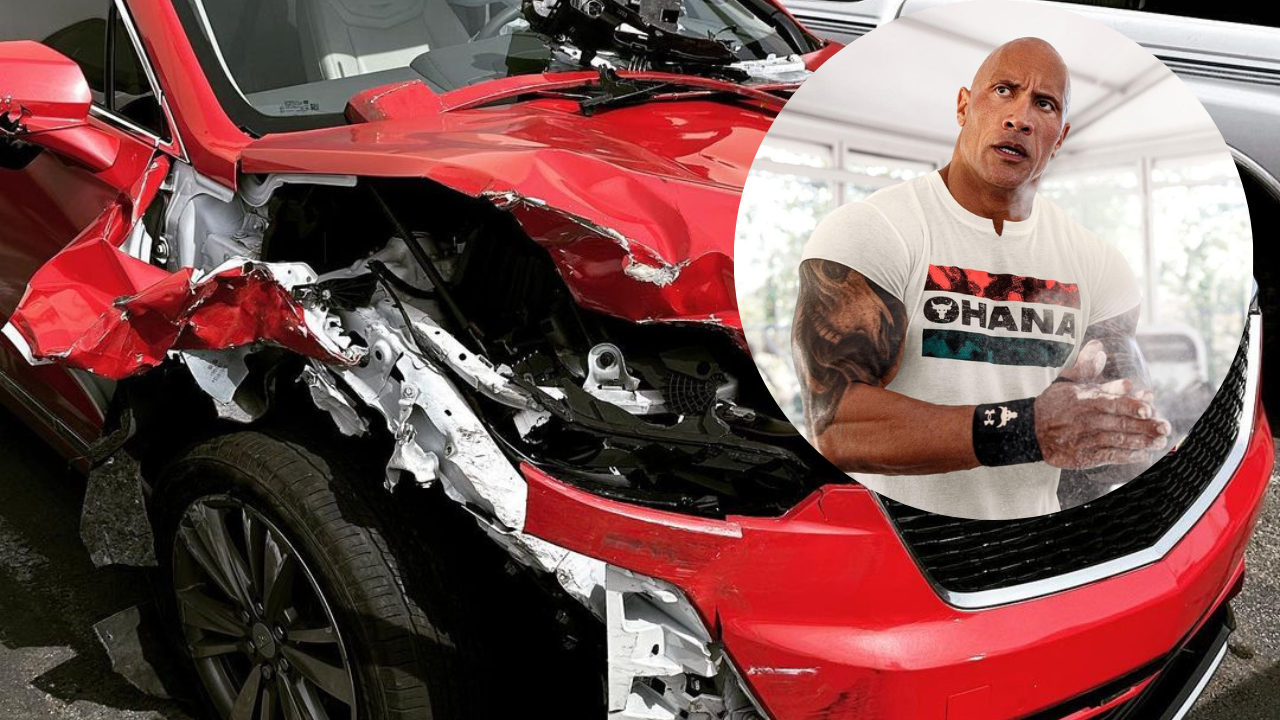 Dwayne ‘The Rock’ Johnson’s mother survives deadly crash, red Cadillac XT6  SUV wrecked horribly