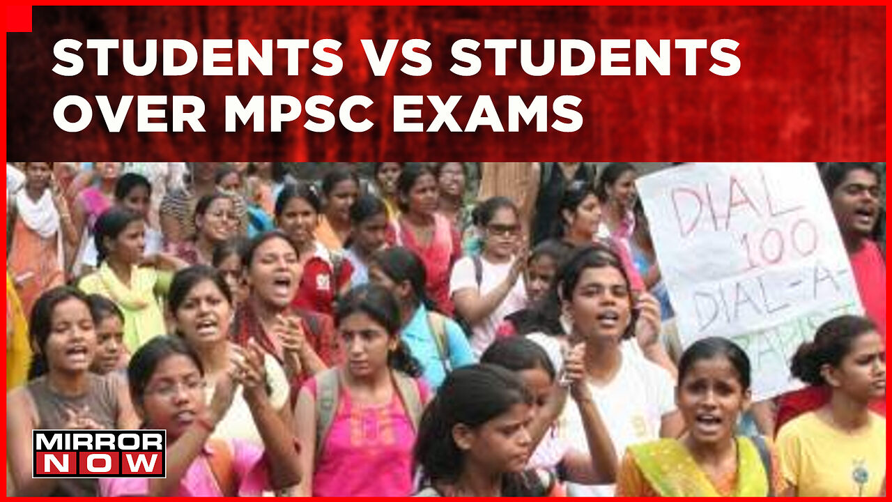 Applicants Of MPSC Stage Protests In Pune Favouring New Exam Pattern ...