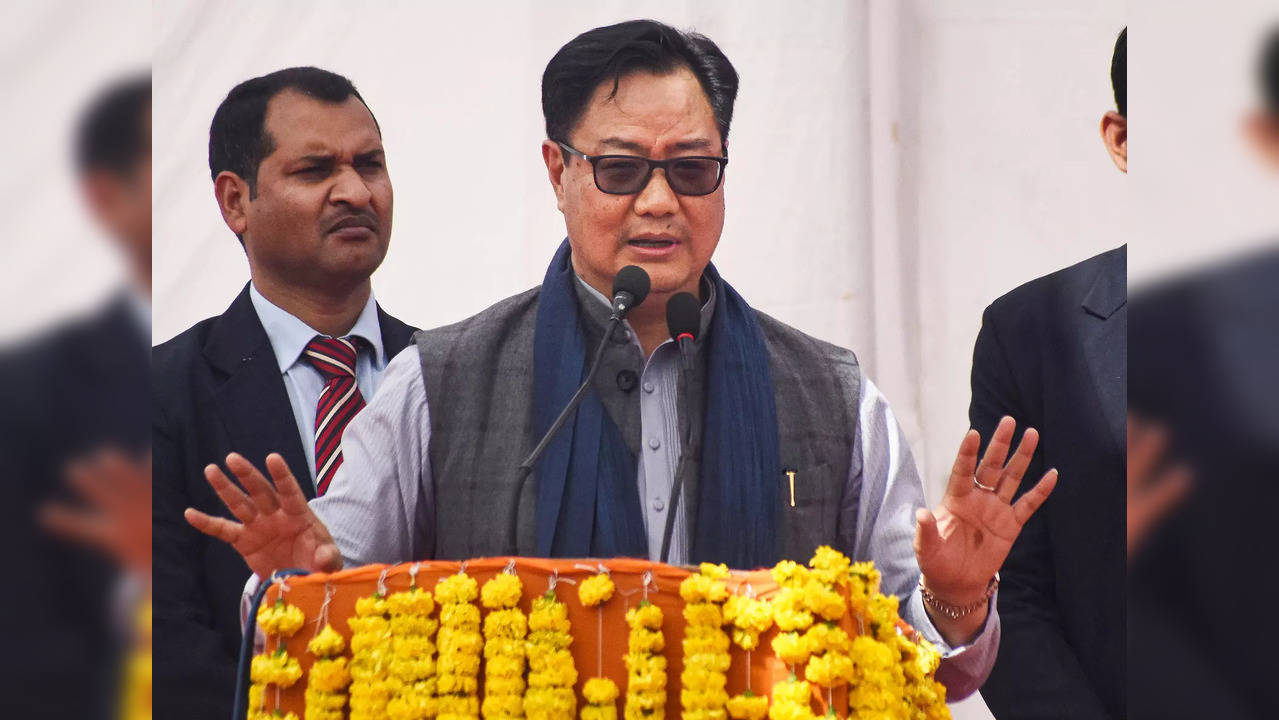 Union Law and Justice Minister Kiren Rijiju