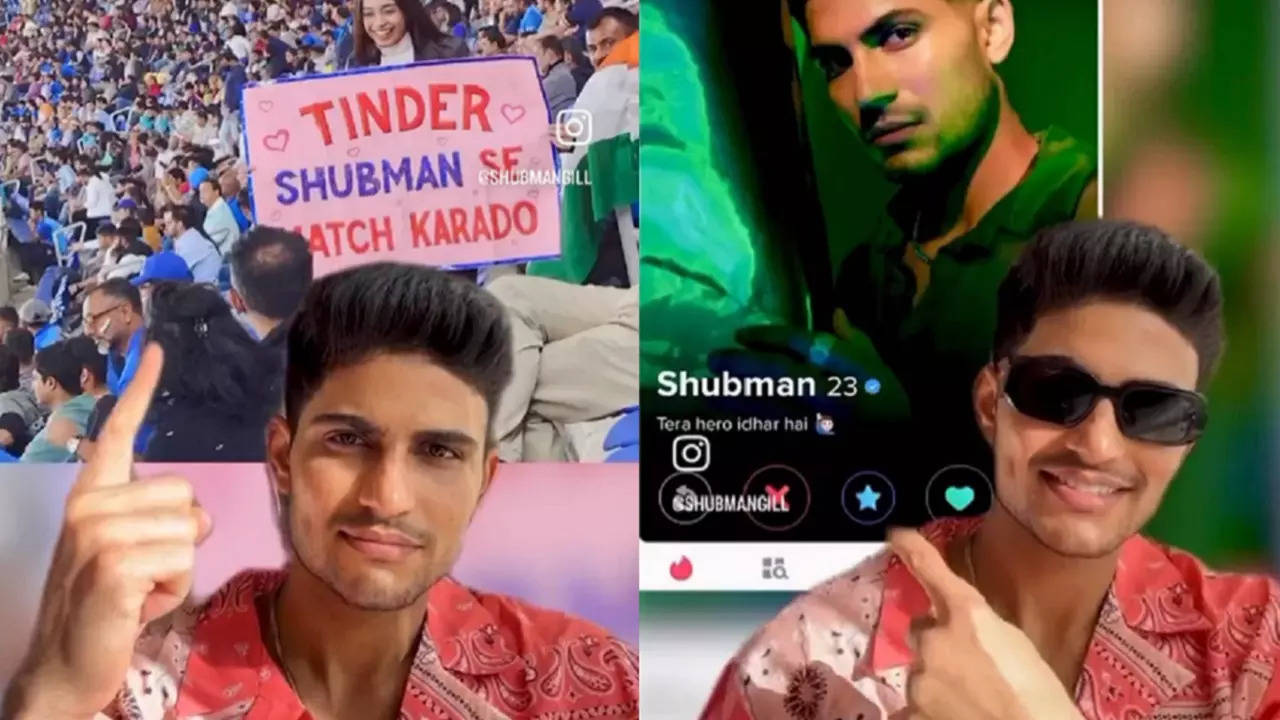 Shubman Gill reaction to Viral Tinder proposal.