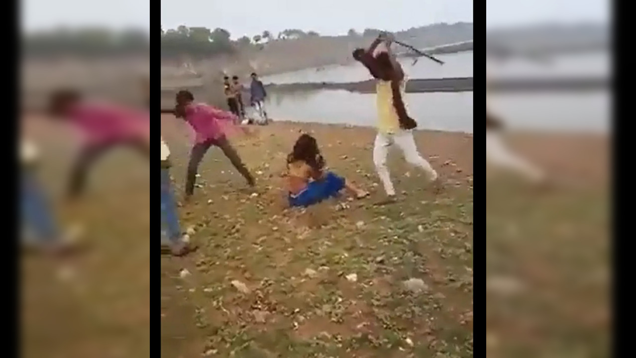 ​Tribal woman thrashed