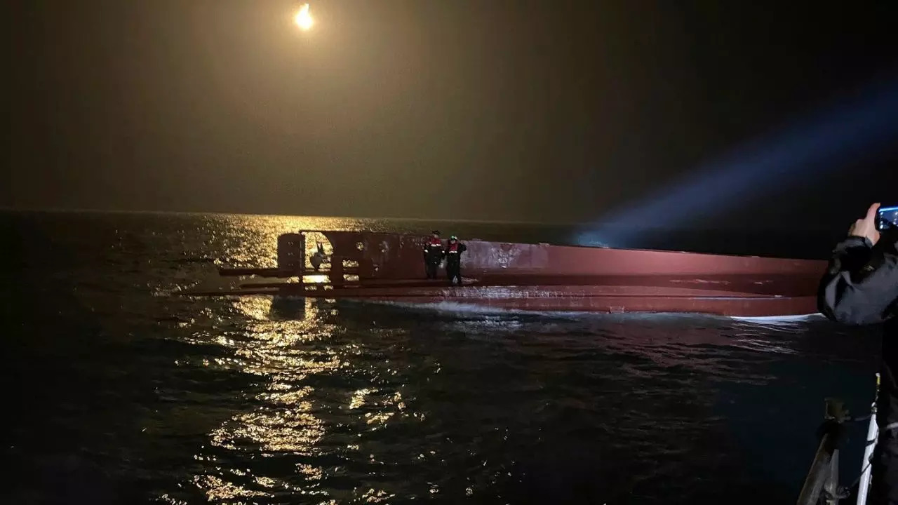 South Korea Capsized Boat