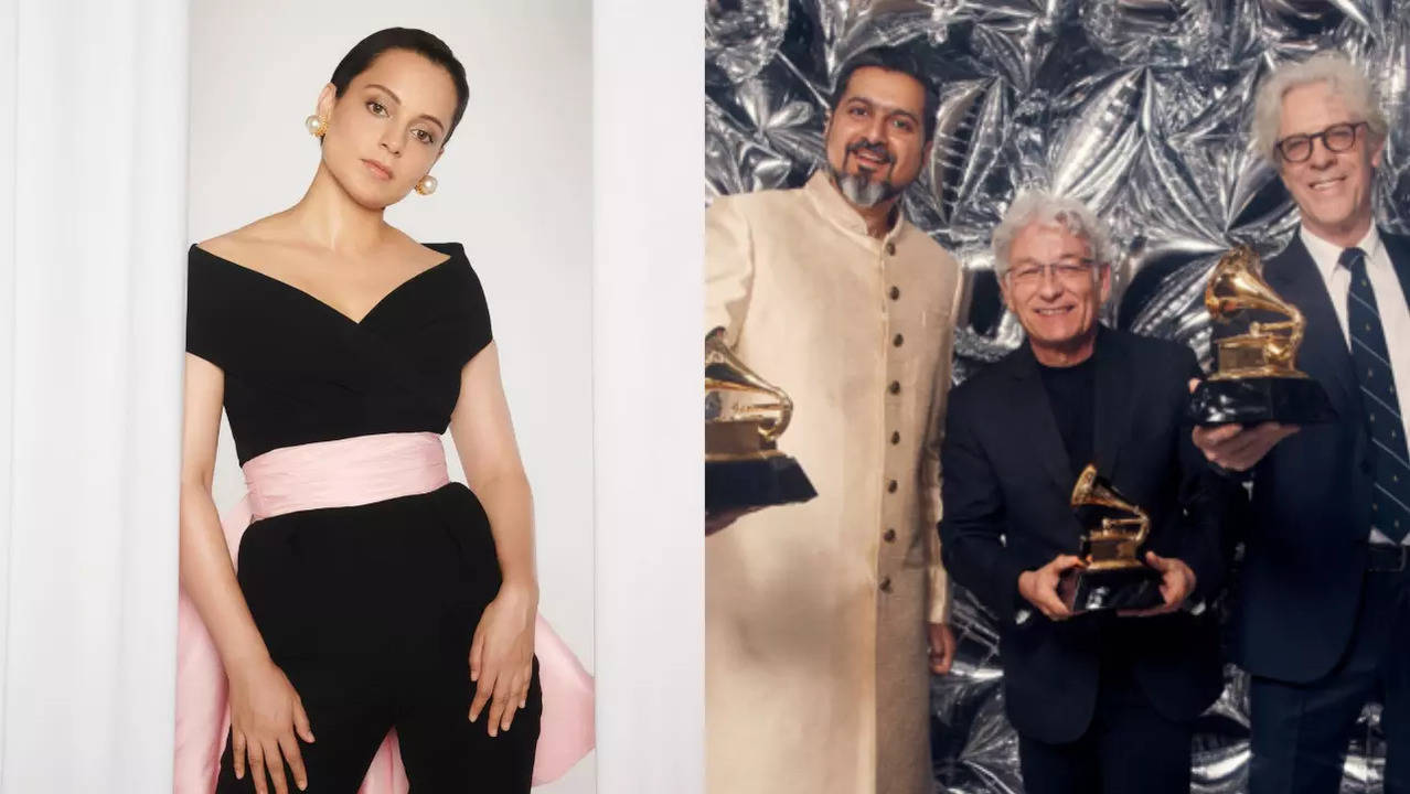 Kangana, Ricky Kej at Grammys 2023 (L-R)