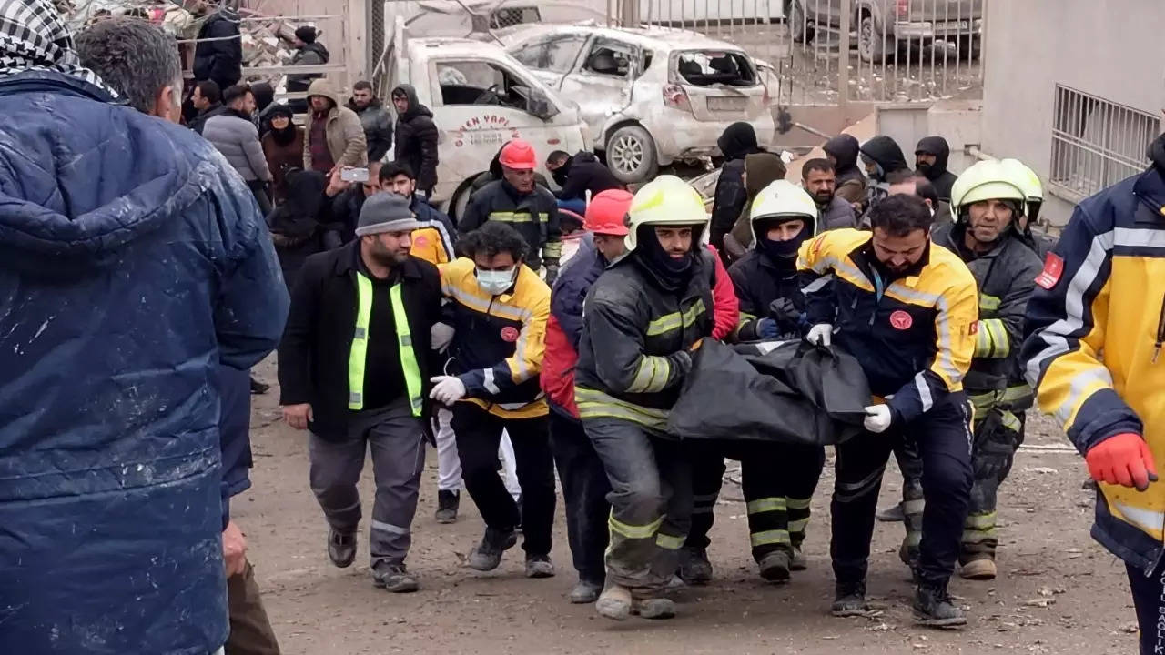 Rescue operations in Turkey