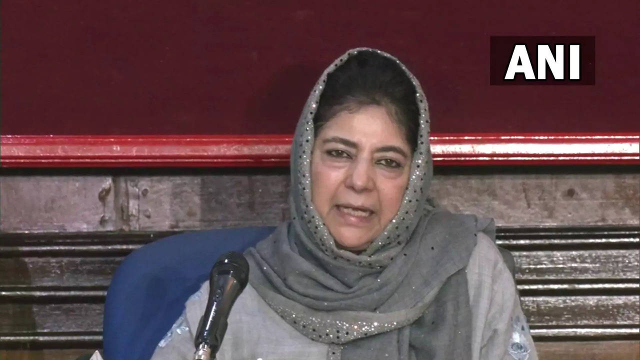 PDP chief Mehbooba Mufti