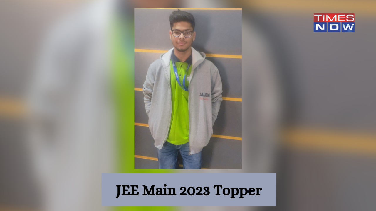 JEE Main topper