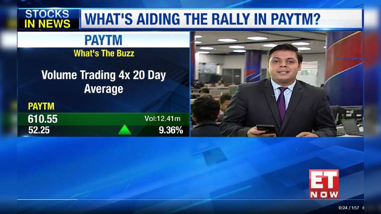 Biggest single day since listing for Paytm shares