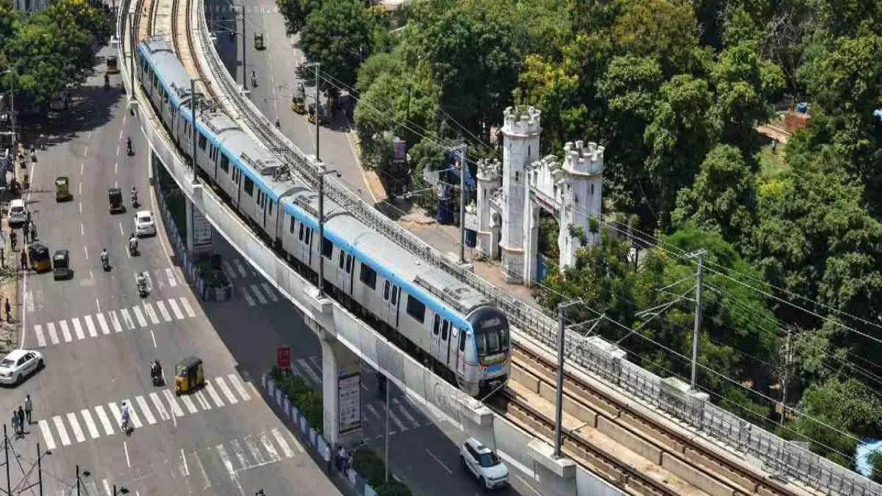 Hyderabad Metro.