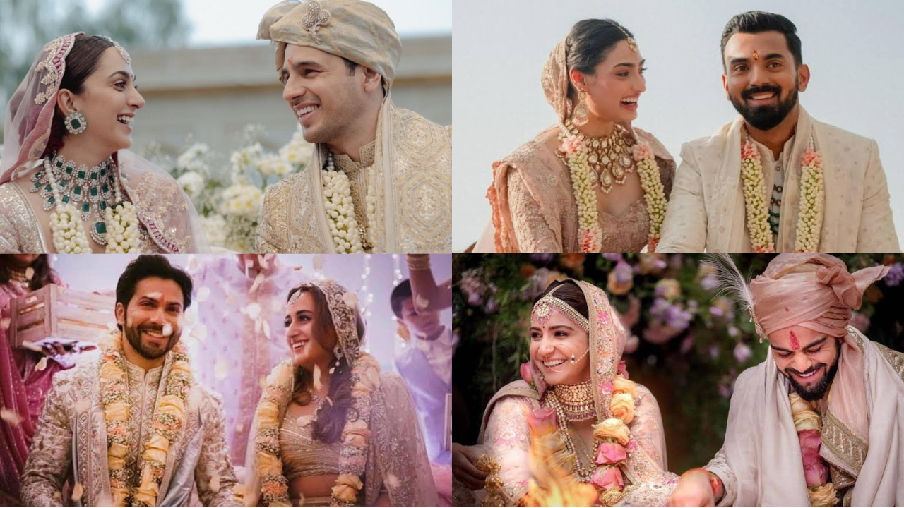 Sid-Kiara, Athiya-KL Rahul, Varun-Natasha, Virat-Anushka wedding photos go viral