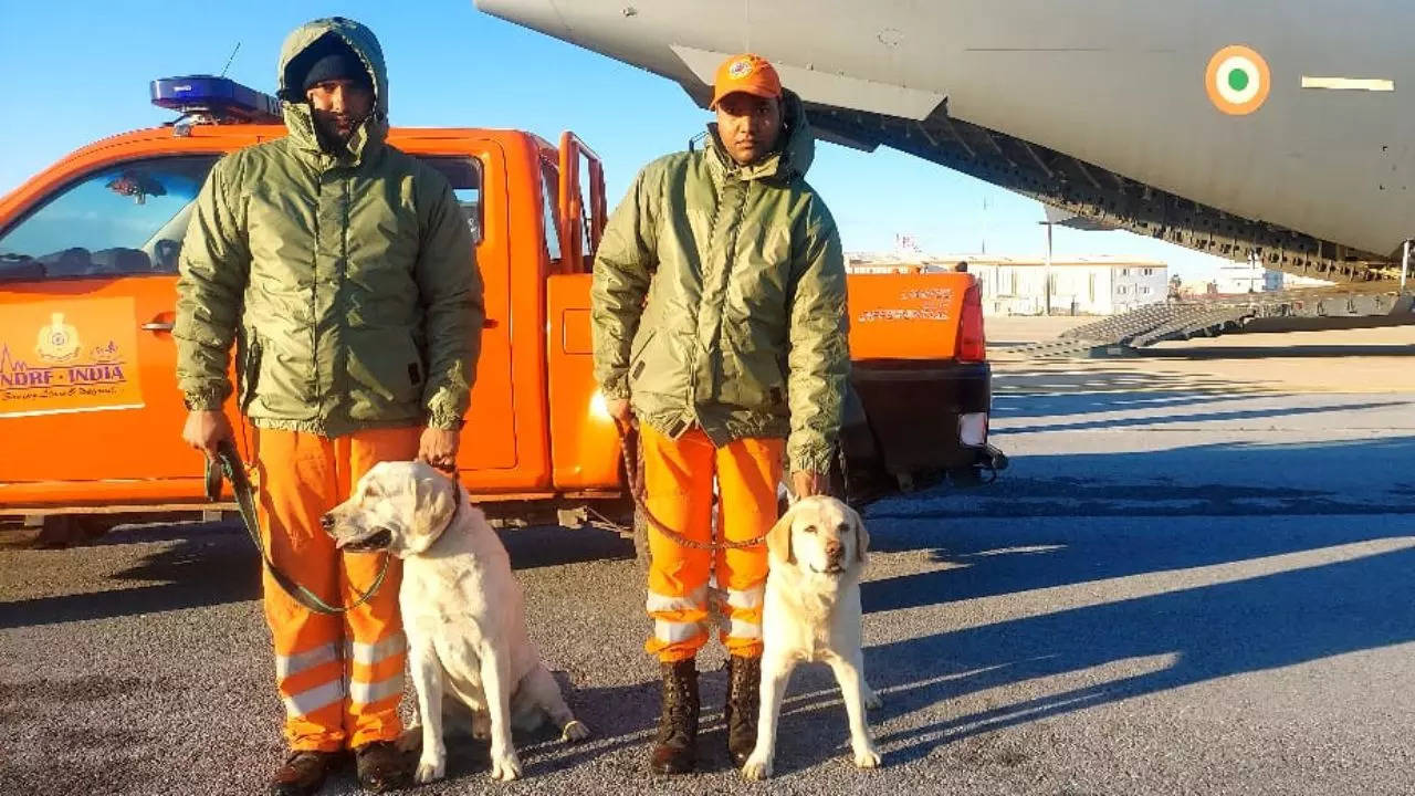 NDRF Director General Atul Karwal noted that the dog squad, trained in sniffing and rescue work, will assist local authorities in rescue and relief operations