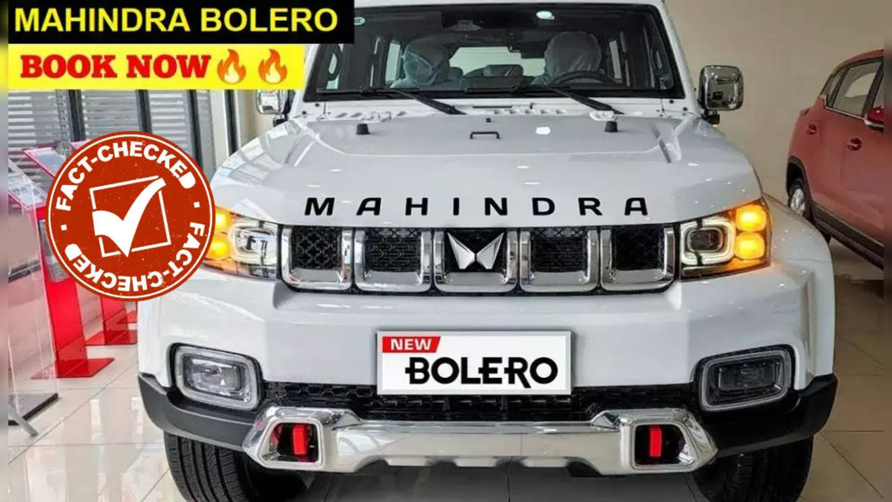 Bolero New Look Fact Check: This digitally rendered SUV is not new