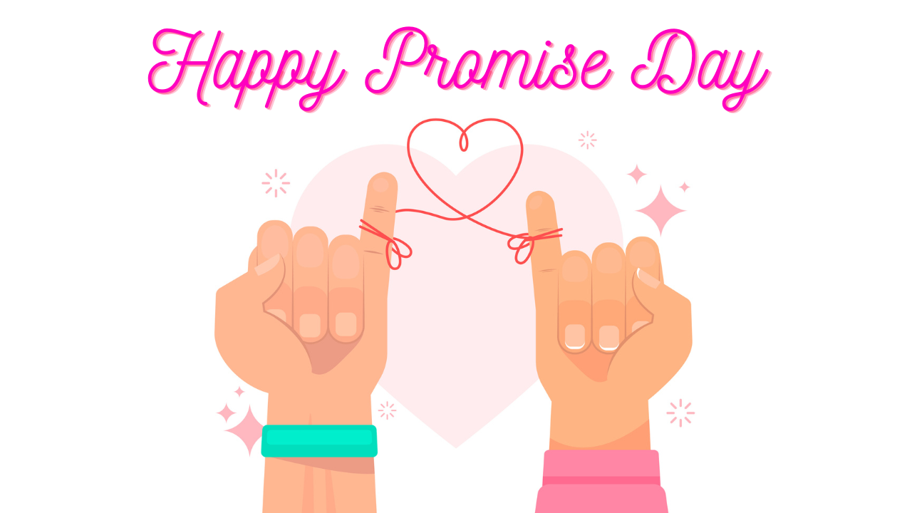 Happy Promise Day 2023 Wishes, vector images, illustrations, graphics