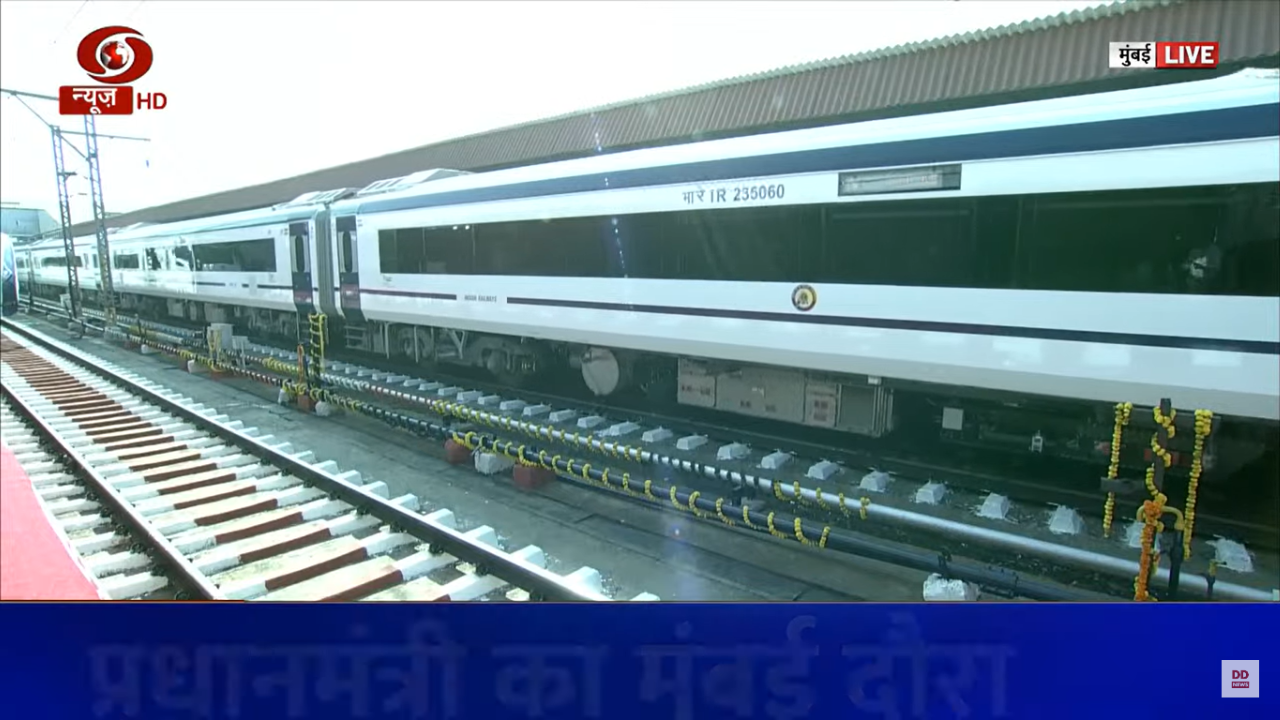 PM Modi flags off Vande Bharat Trains