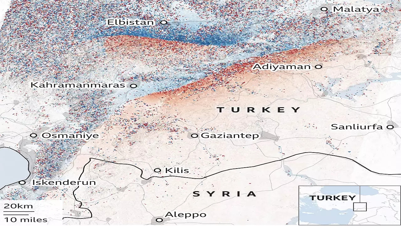 COMET turkey quake fissure