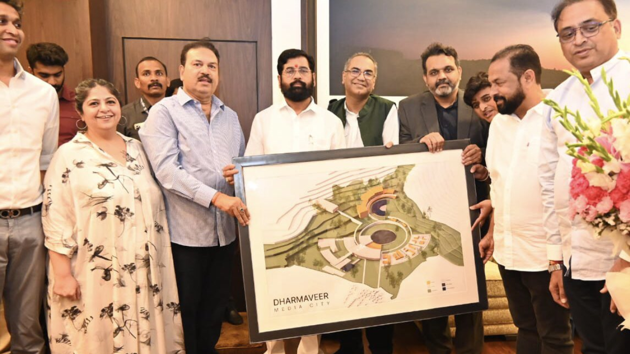 Maharashtra CM Eknath Shinde announces Dharmaveer Media City project in Thane