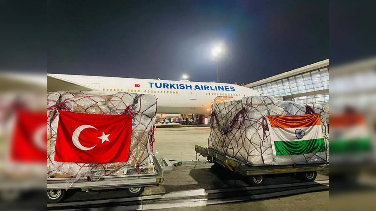 ​India sends relief aid to quake hit Turkey