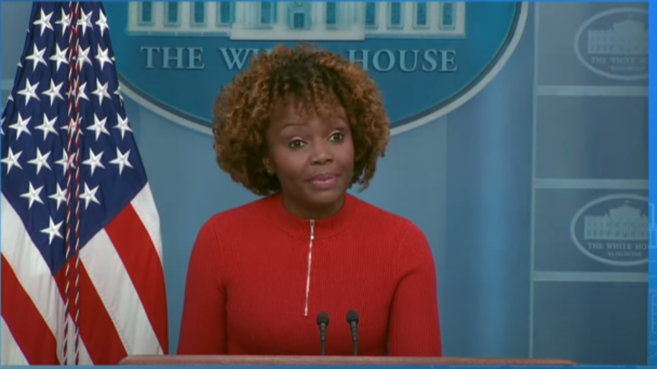 White House press secretary Karine Jean-Pierre