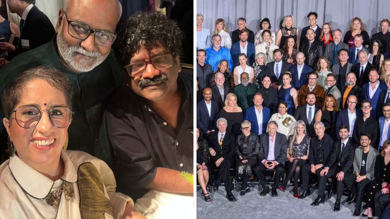 MM Keeravani, Guneet Monga, Chandrabose are all smiles at Oscars 2023 luncheon