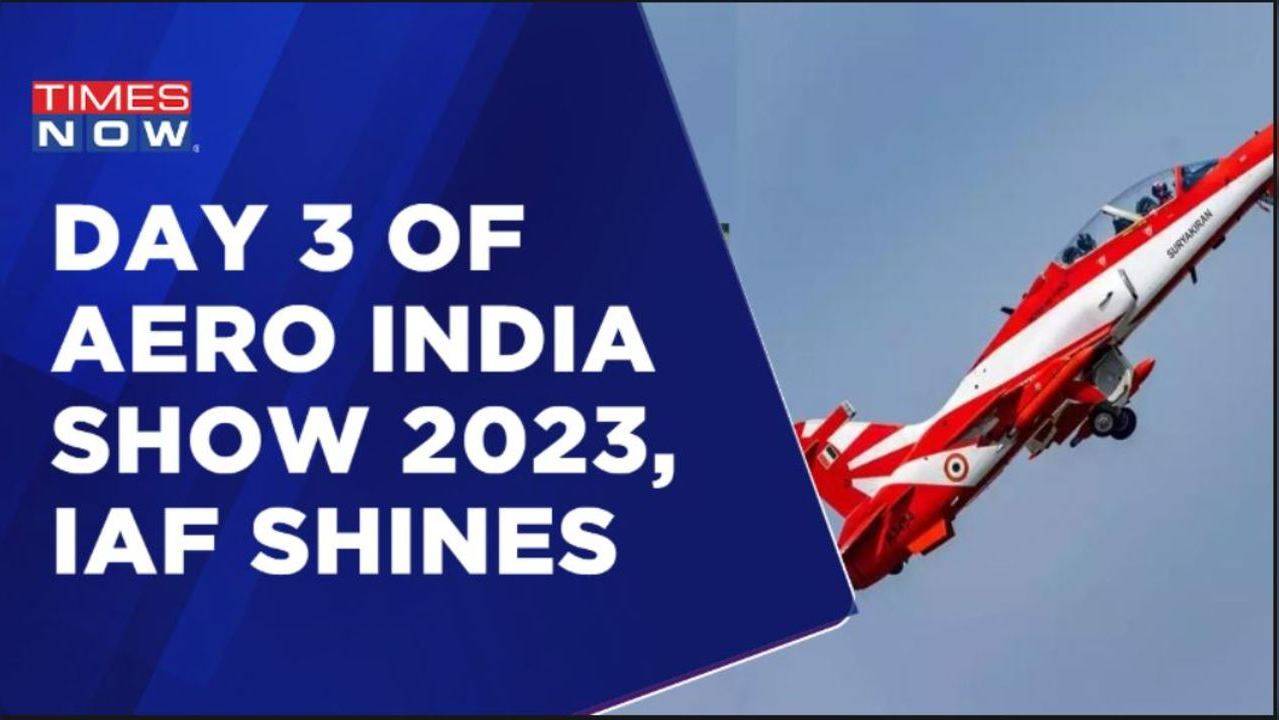 Aero India 2023 India Continues To Display Aviation Power With