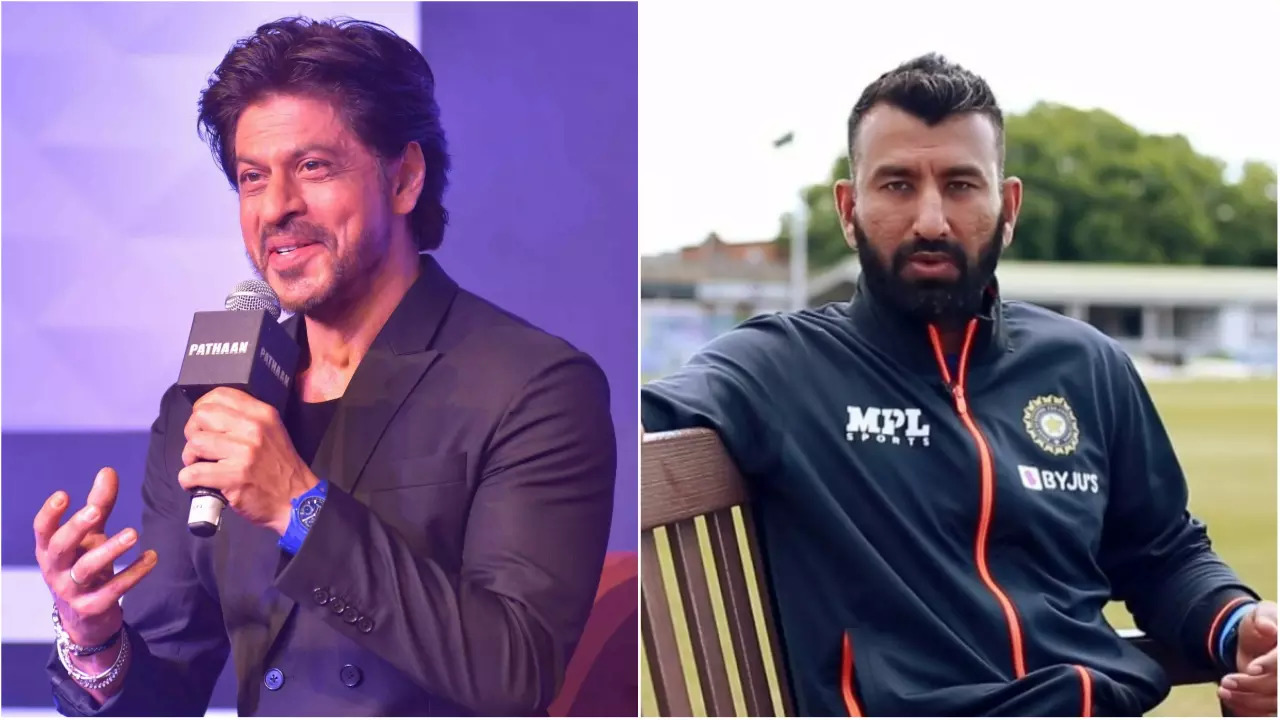 Cheteshwar Pujara Shah Rukh Khan