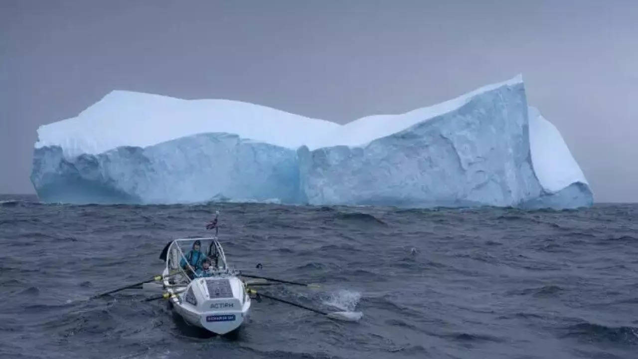 Lisa Farthofer (Austria) rowed 407 nautical miles on the open waters of Antarctica as part of the Shackleton mission, which broke a string of world records | Courtesy: Guinness World Records