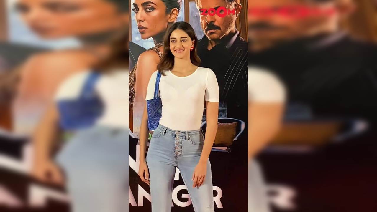 Ananya Panday arrives to CHEER to rumoured BF Aditya Roy Kapur