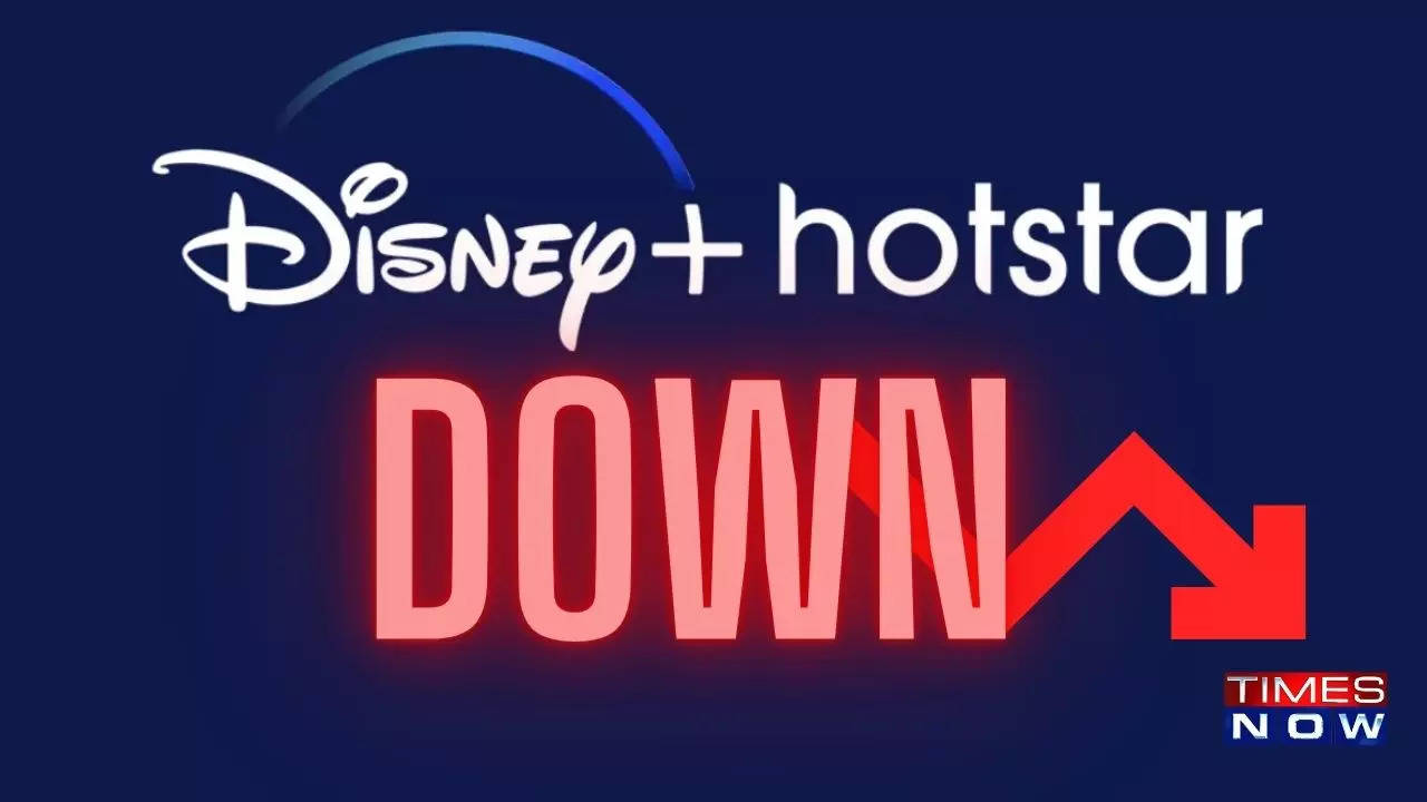 Disney+ HotStar Down Multiple Users report problems with Disney+ HotStar during IND-AUS match Technology and Science News, Times Now
