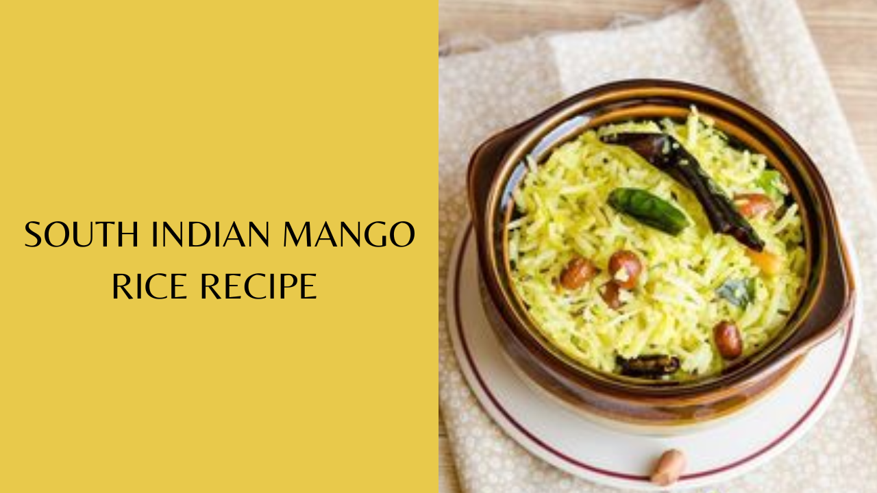 South Indian mango rice recipe. Pic Credit: Pinterest