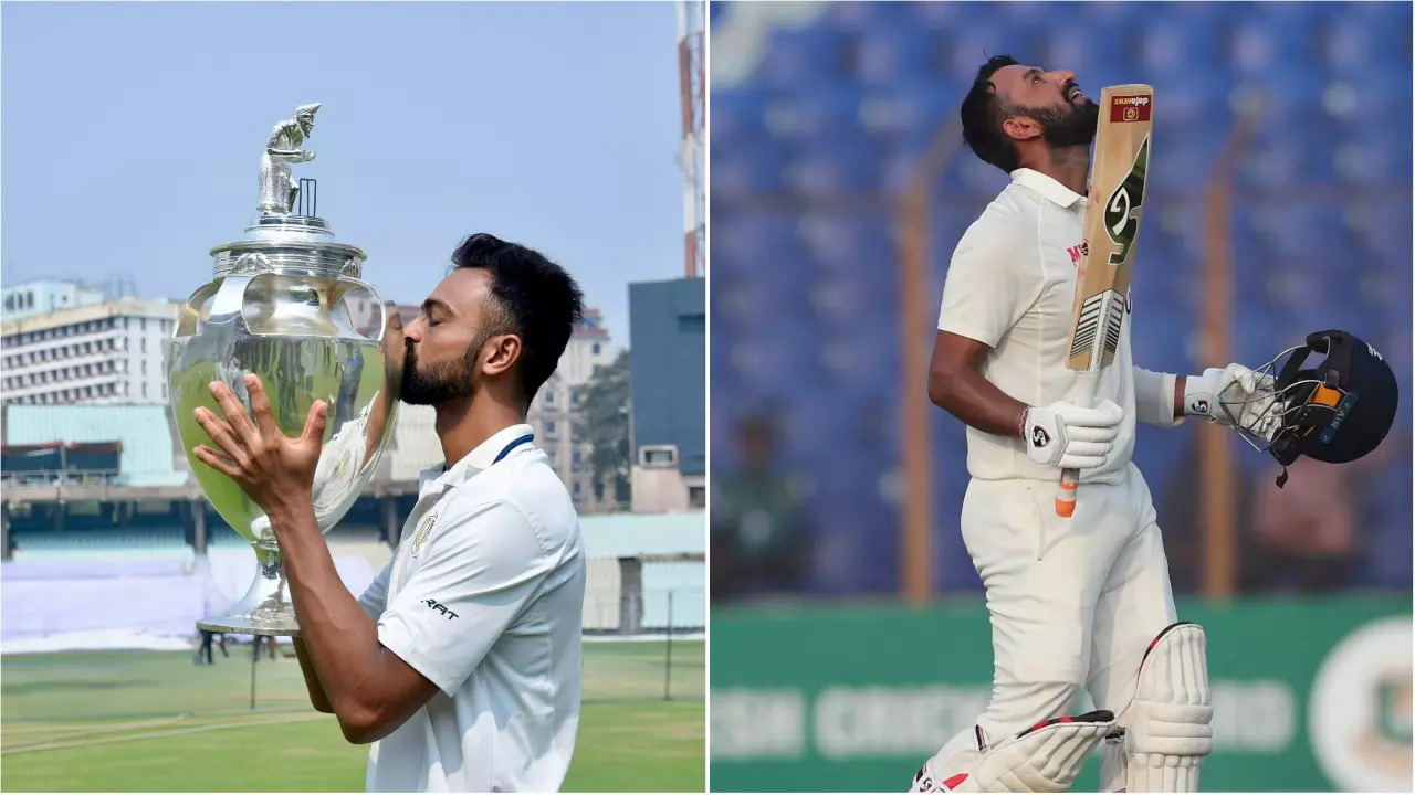 Jaydev Unadkat Cheteshwar Pujara