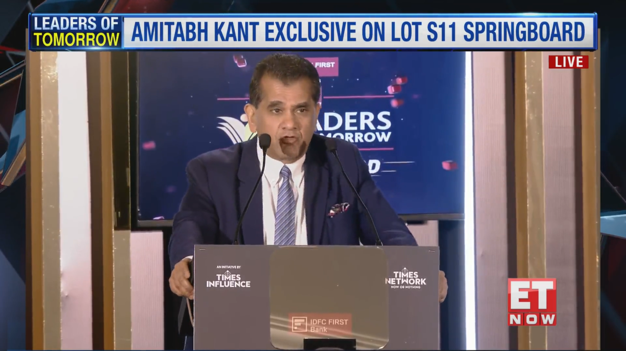 ET NOW Leaders of Tomorrow: India looks to be the first country to industrialise rapidly without carbonising world, says Amitabh Kant, India's G20 Sherpa