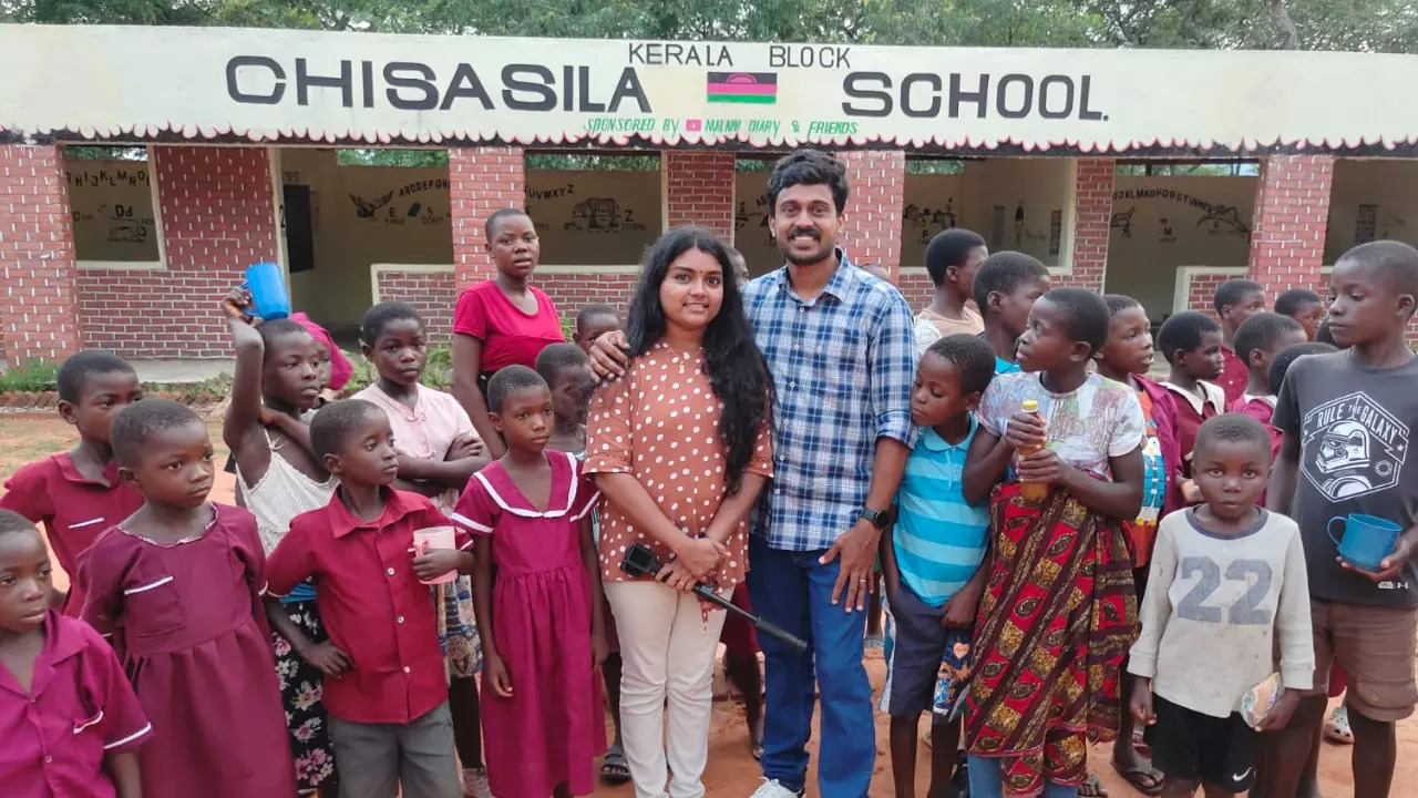 Malawi school Kerala couple