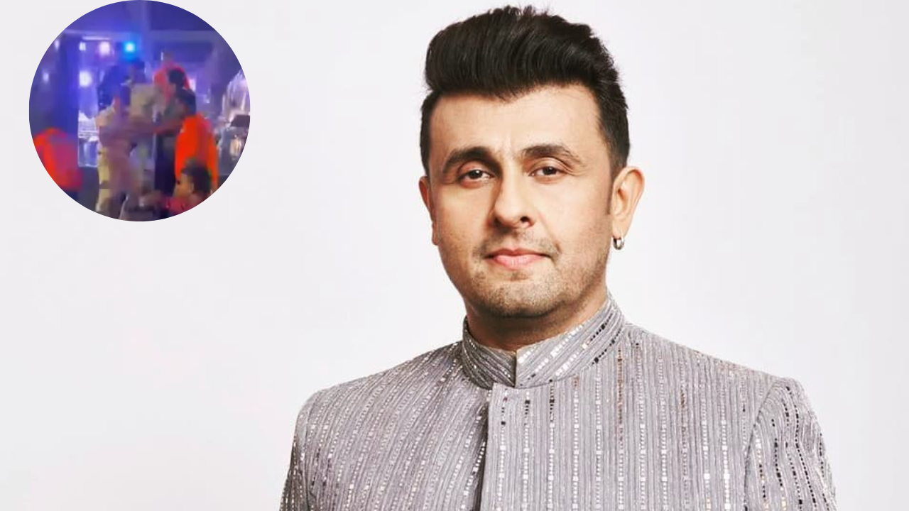 Sonu Nigam shares health updates with paps at Mumbai airport after ugly brawl during Chembur concert. Watch