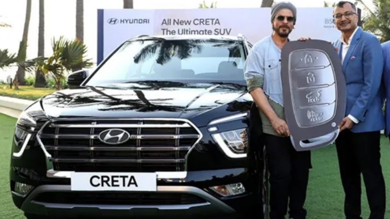 SRK with Hyundai Creta