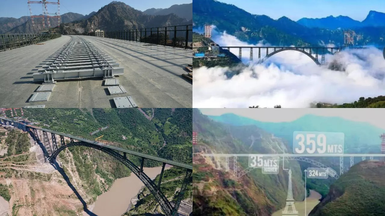 World's Highest Railway Bridge in J&K