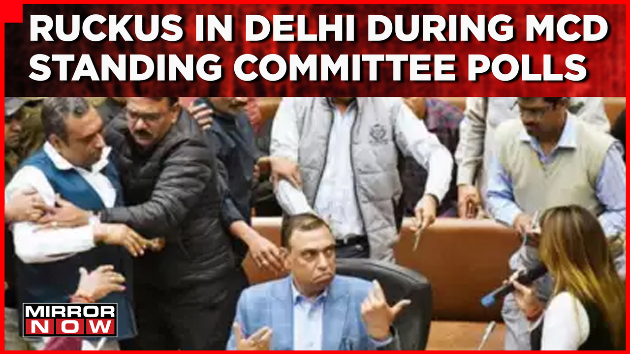 Delhi MCD Standing Committee Polls | AAP, BJP Raises Slogans Against Each Other, Creates Ruckus | Times Now