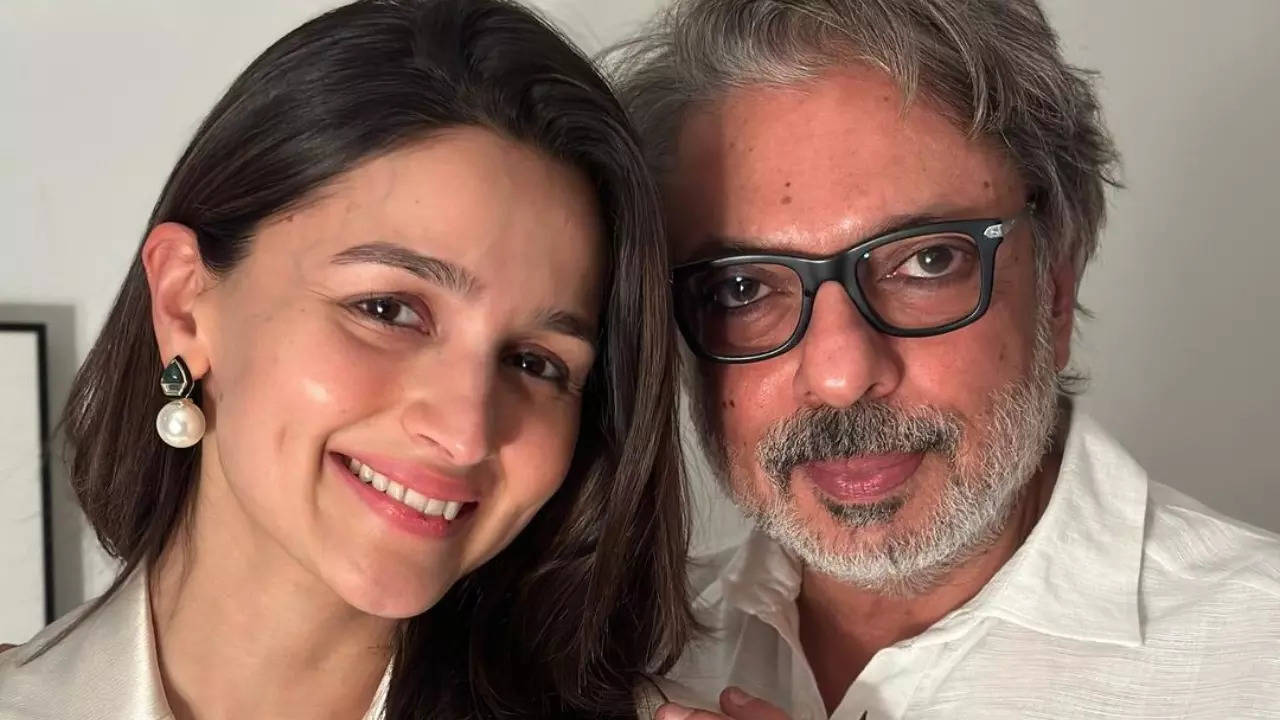 Alia Bhatt with Sanjay Leela Bhansali