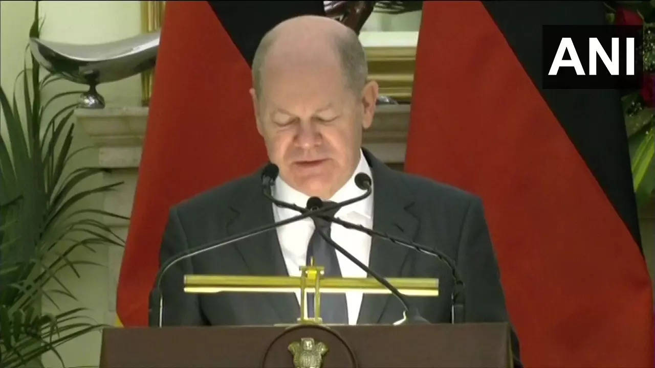 olaf scholz in india