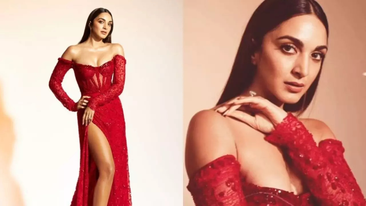 New bride Kiara Advani looks breathtaking in red gown but her HUGE diamond ring steals the show