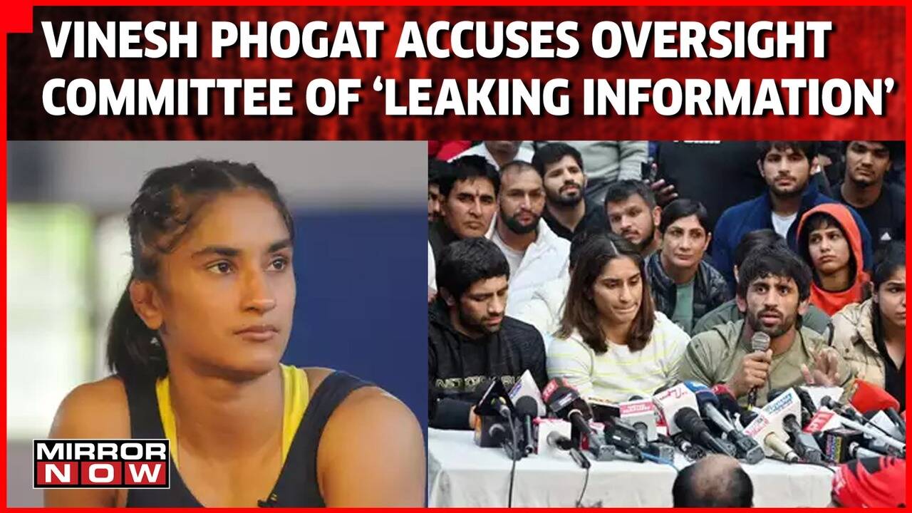 Vinesh Phogat Alleges Oversight Committee Of Leaking Sensitive