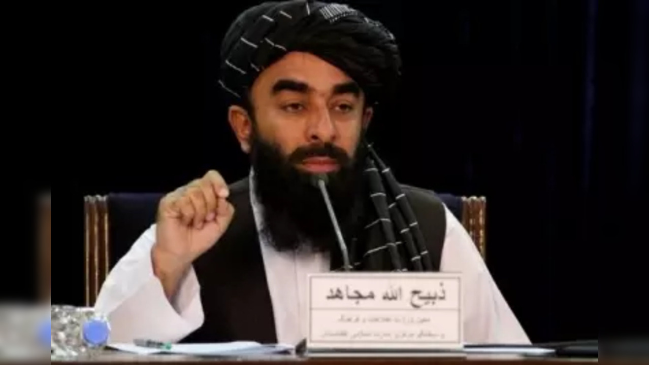 Taliban spokesman Zabihullah Mujahid