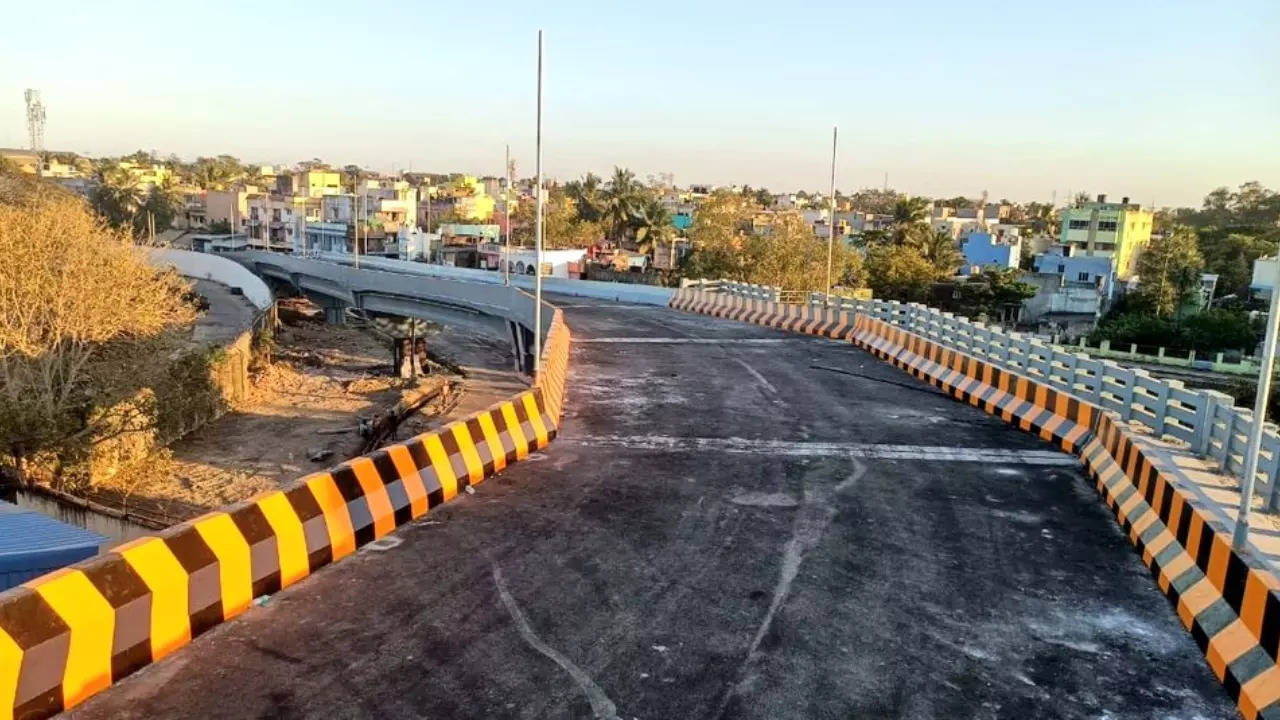 A flyover under constriction on Stephenson Road. | Photo: Greater Chennai Corporation