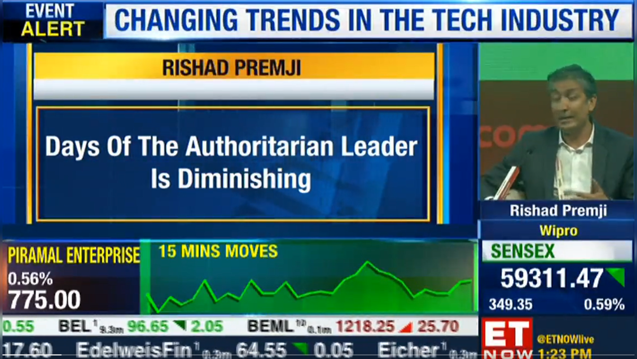 Days of authoritarian leader diminishing; space for empathetic leadership becoming pervasive: Wipro's Rishad Premji