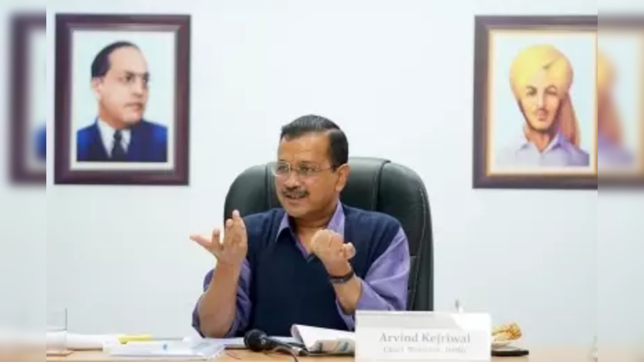 New Delhi: Delhi CM Arvind Kejriwal addresses during a meeting, in New Delhi on Tuesday, Feb. 07, 2023. (Photo: Twitter)