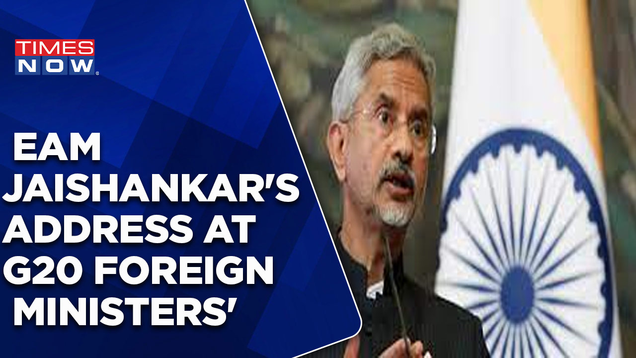 EAM S. Jaishankar Addresses Media On G20 Meeting | G20 Foreign ...