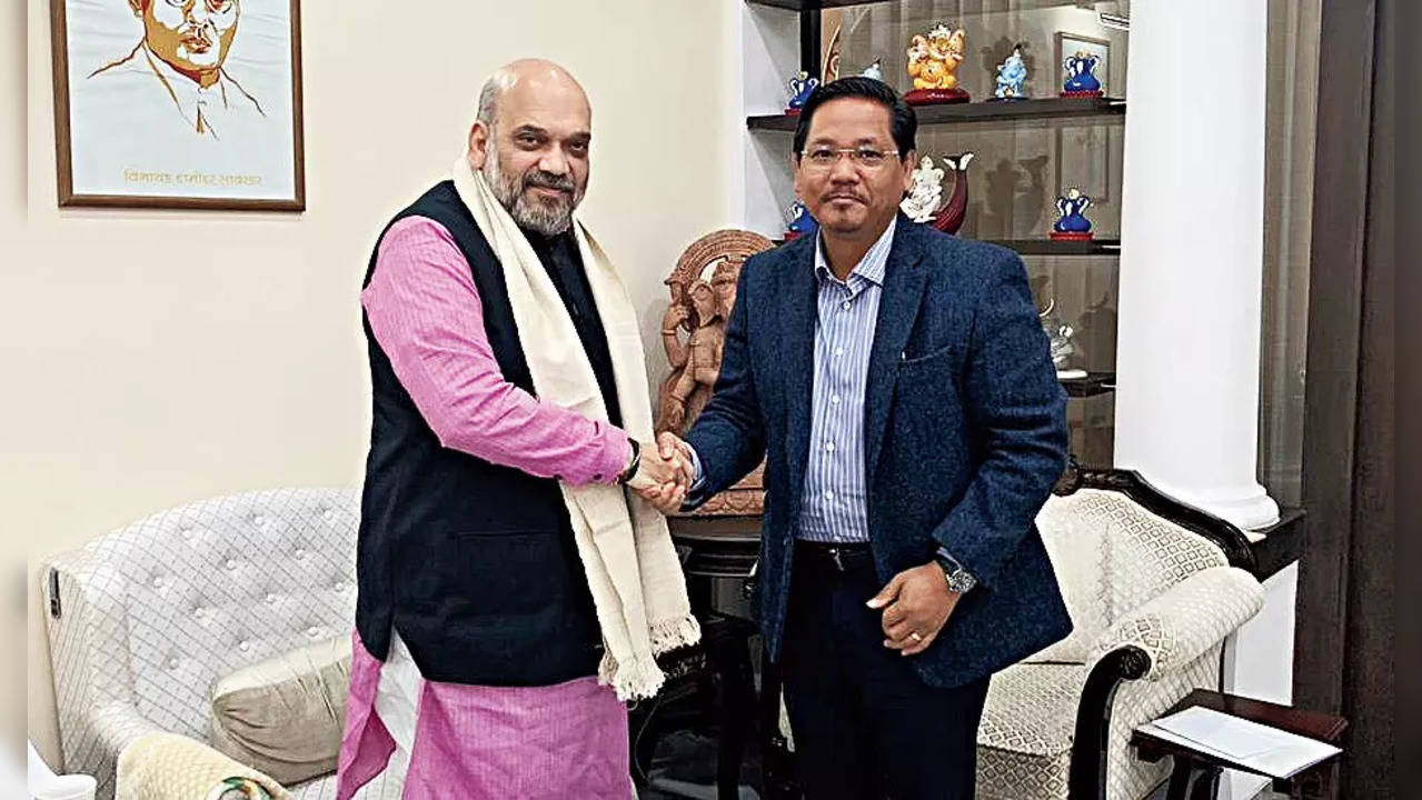 Conrad Sangma dials Amit Shah