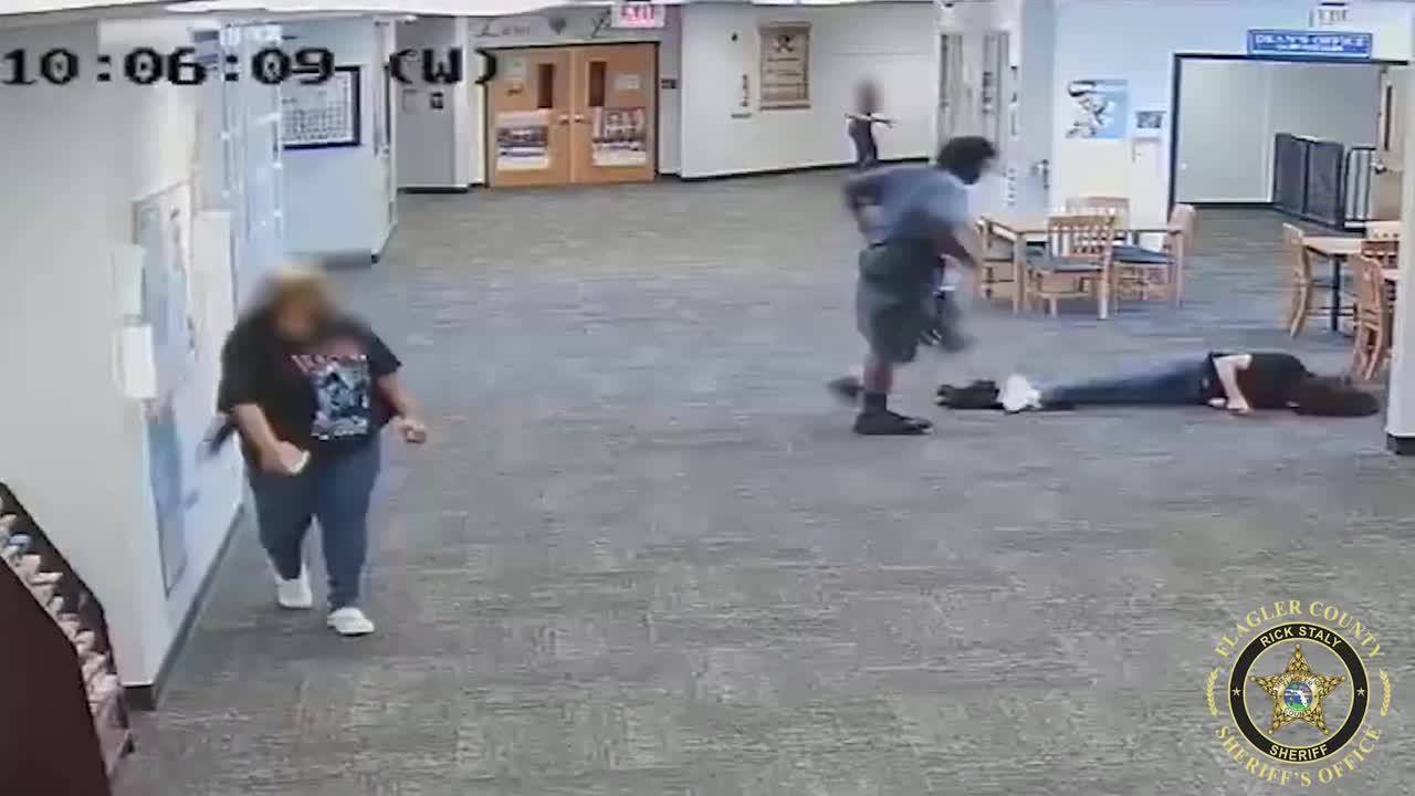 Student beats up teacher for taking his video game away during class