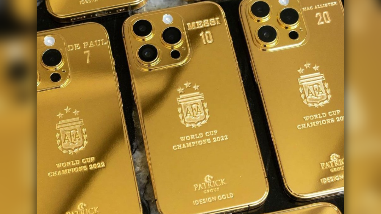 Messi gifts gold iPhone 14 Pro models to teammates and staff for World Cup win