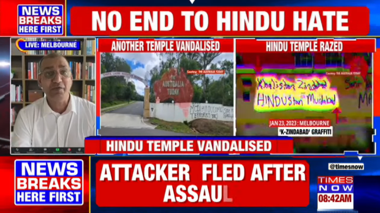 Hindu temple attacked in Brisbane