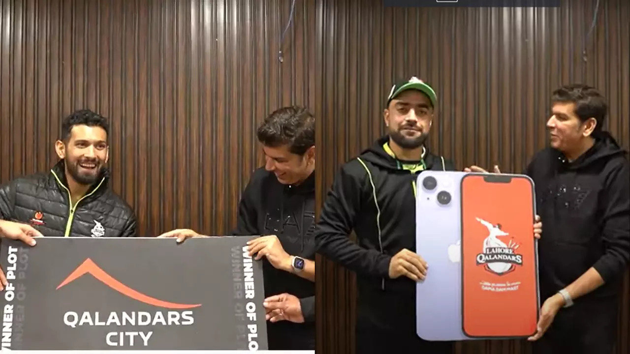 Woah! PSL franchise Lahore Qalandars gift plot to Sikandar Raza, iPhone ...