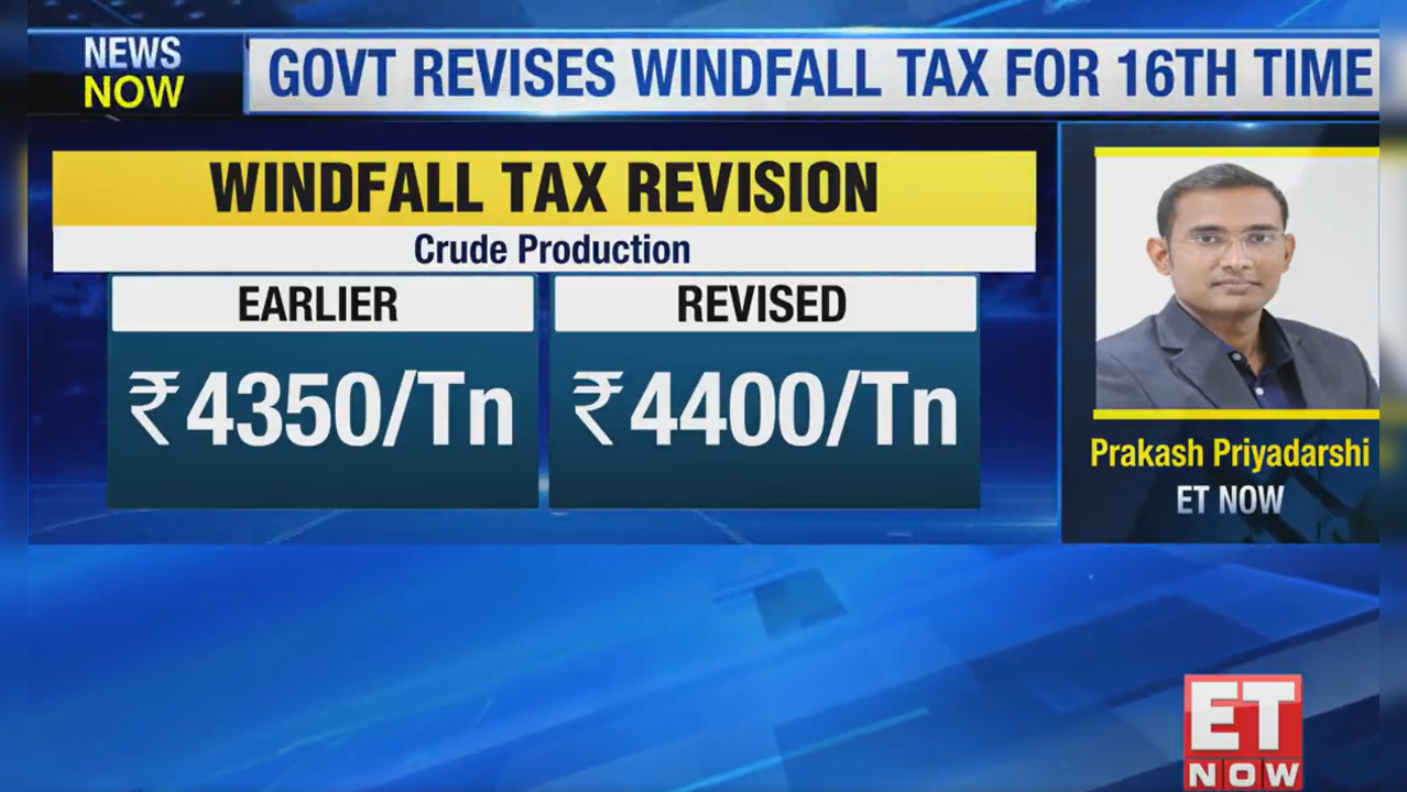 Windfall gains tax on crude production, ATF and diesel exports revised 16th time - Details